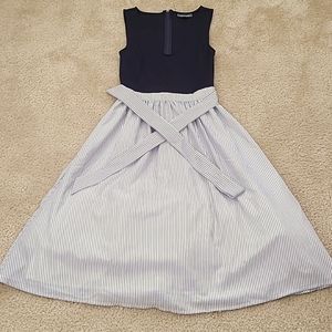 Navy Striped Modcloth Dress